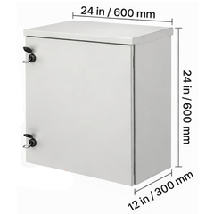 24x24x12" Steel Electrical Enclosure NEMA 4 Outdoor