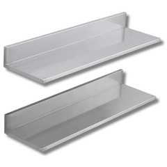 24x8.6" Stainless Steel Wall Shelf 2 Pack