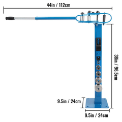 25-75mm Manual Pipe Bender Floor Mounted