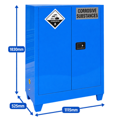250L Corrosive Goods Safety Cabinet-Hammerox Industrial