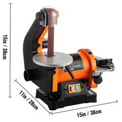 250W Belt Disc Sander Bench Grinder