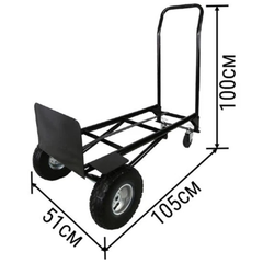 250kg Convertible Hand Truck Platform Trolley-Hammerox Industrial