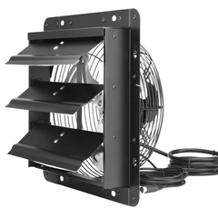 254mm Wall Mount Shutter Exhaust Fan Remote Control