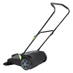 25.6" Walk Behind Floor Sweeper 5 Gallon Waste Container-Hammerox Industrial