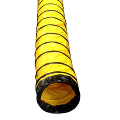 25ft x 12" Yellow Ducting with Bag-Hammerox Industrial