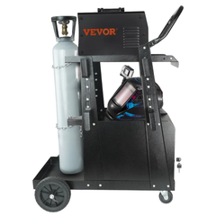 265lb 2 Tier Welding Cart with Lockable Cabinet-Hammerox Industrial