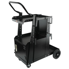 265lb 2 Tier Welding Cart with Lockable Cabinet-Hammerox Industrial