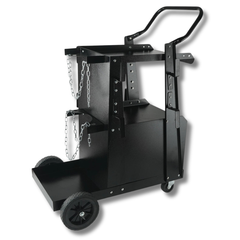 265lb 2 Tier Welding Cart with Lockable Cabinet-Hammerox Industrial