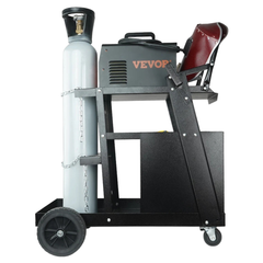 265lb 2 Tier Welding Cart with Drawers