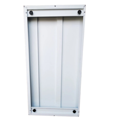 2 Drawer Lateral Metal Filing Cabinet - White
