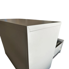 2 Drawer Lateral Metal Filing Cabinet Assembled