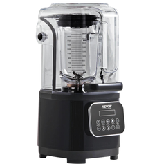 2L Commercial Smoothie Blender Countertop - Black