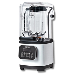 2L Commercial Smoothie Blender Countertop - Silver