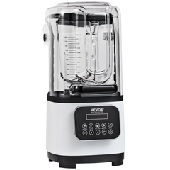 2L Commercial Smoothie Blender Countertop - Silver