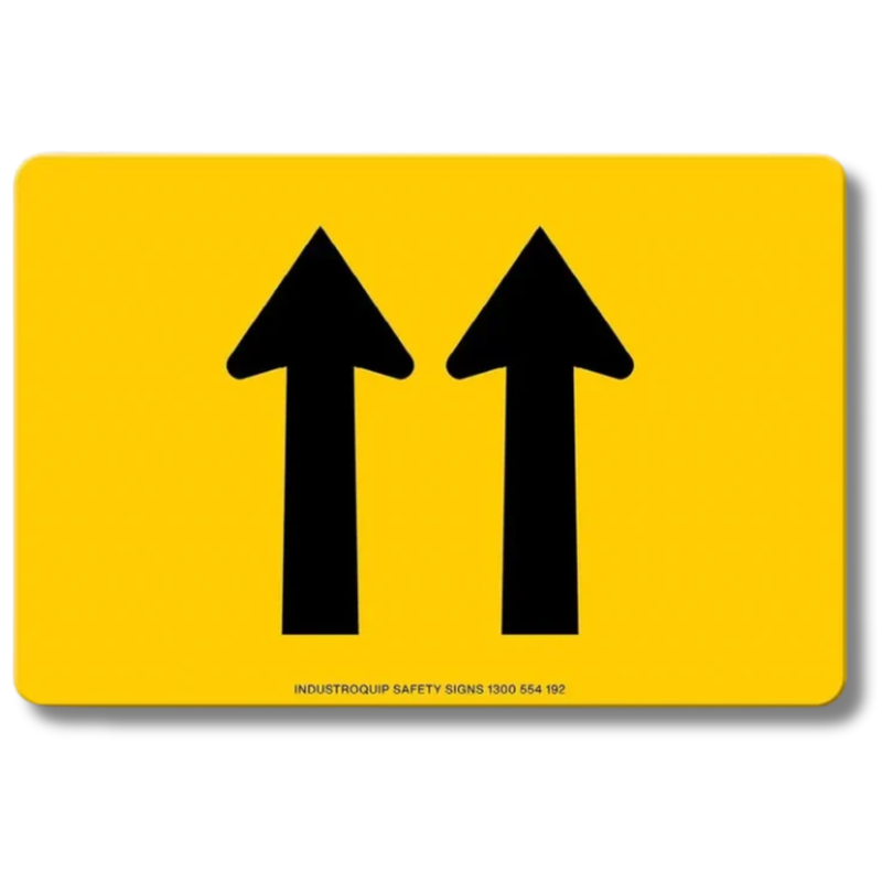 2 Lane Status Swing Stand Sign
