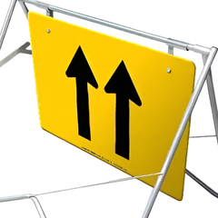 2 Lane Status Swing Stand & Sign
