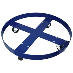 2 Pack 400kg 55 Gallon Drum Dolly - Blue