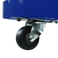 2 Pack 400kg 55 Gallon Drum Dolly - Blue