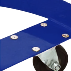 2 Pack 400kg 55 Gallon Drum Dolly - Blue
