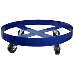 2 Pack 400kg 55 Gallon Drum Dolly - Blue
