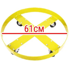 2 Pack 400kg 55 Gallon Drum Dolly