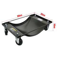 2 Pack 900kg Vehicle Wheel Dollies with PU Castors
