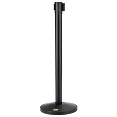2 Pack Crowd Control Stanchions with 11ft Red Belt