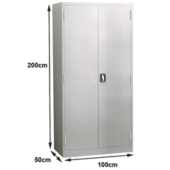2 Pack XXL 2m Metal Storage Cabinet
