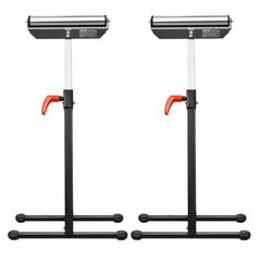 2 Piece Woodworking Roller Stand 61kg Capacity