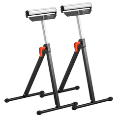 2 Piece Woodworking Roller Stand 61kg Capacity