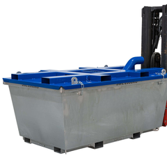 2T 2.5m³ Concrete Pump Washout Bin-Hammerox Industrial