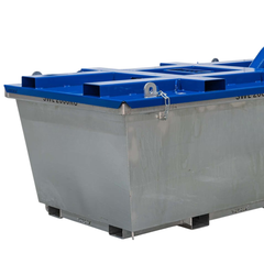 2T 2.5m³ Concrete Pump Washout Bin-Hammerox Industrial