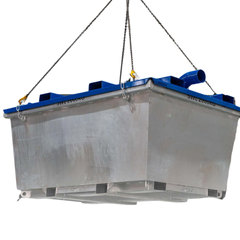 2T 2.5m³ Concrete Pump Washout Bin-Hammerox Industrial