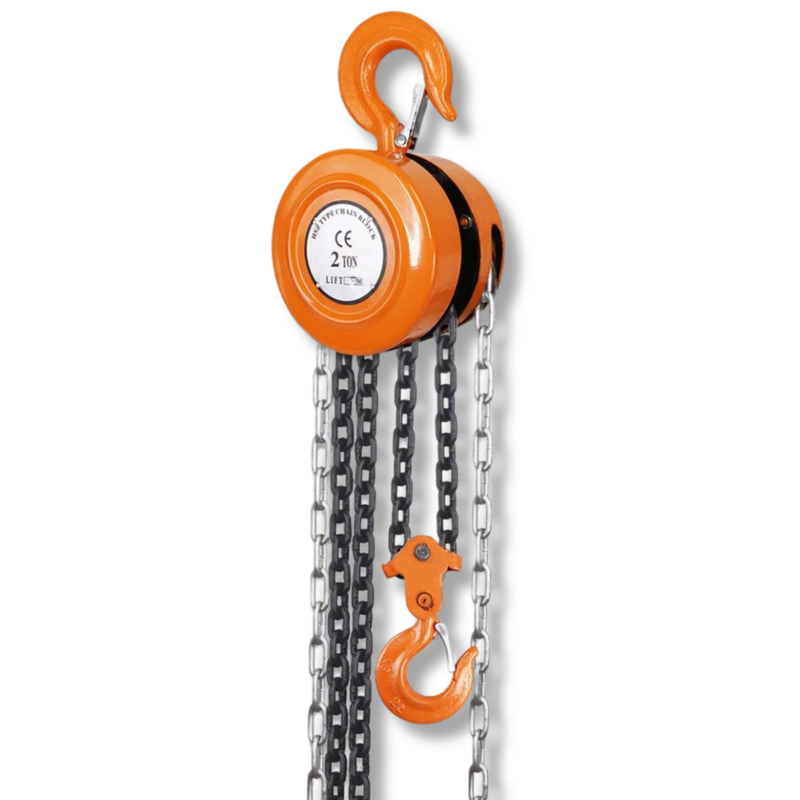 2T 3m Manual Chain Block & Tackle Hoist-Hammerox Industrial