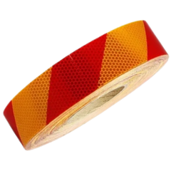 Red & Yellow Class 1 Reflective Tape