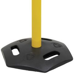 2m Outdoor Single Belt Barrier Post-Hammerox Industrial