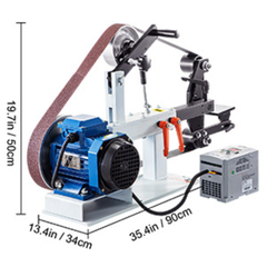 2x82" Belt Grinder 2HP Motor with VFD
