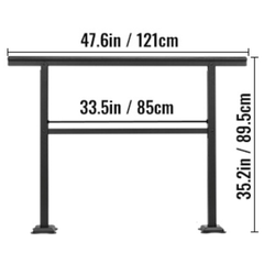 3-4 Step Outdoor Stair Handrail