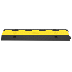 3 Pack 2-Channel Cable Protector Ramp Floor Wire Cover 11000lb Capacity-Hammerox Industrial