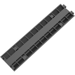 3 Pack 2-Channel Cable Protector Ramp Floor Wire Cover 11000lb Capacity-Hammerox Industrial