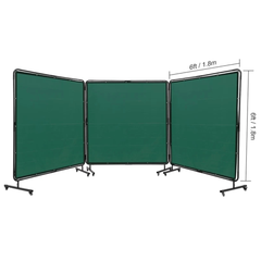 3 Panel 6x6ft Welding Screen with Frame-Hammerox Industrial