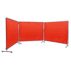 3 Panel 6x8ft Welding Screen with Frame-Hammerox Industrial