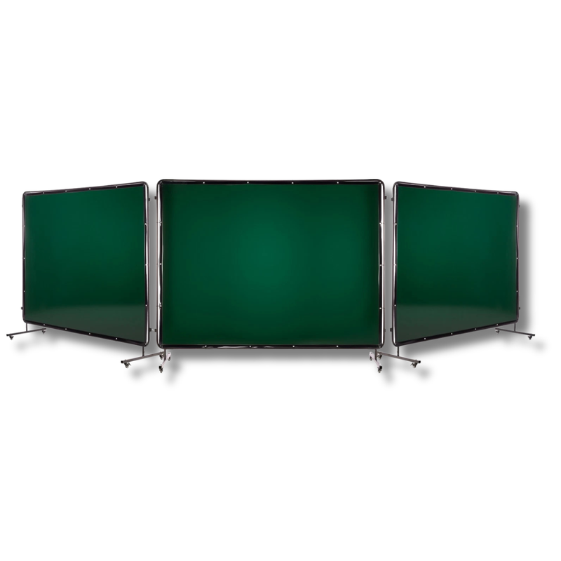 3 Panel 6x8ft Welding Screen with Frame-Hammerox Industrial