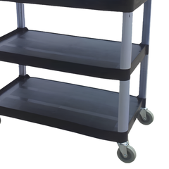 3 Shelf Utility Trolley for Kitchen & Catering-Hammerox Industrial