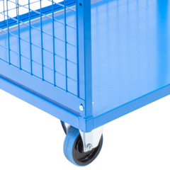 3 Sided Mesh Cage Trolley-Hammerox Industrial