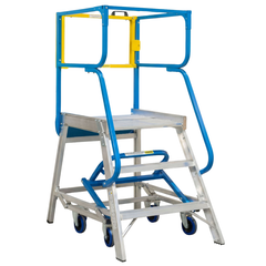 3 Step Walk Through Access Platform Ladder-Hammerox Industrial