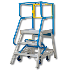 3 Step Walk Through Access Platform Ladder-Hammerox Industrial