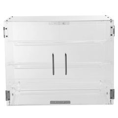 3 Tier Acrylic Bakery Display Case Countertop Rear Door-Hammerox Industrial