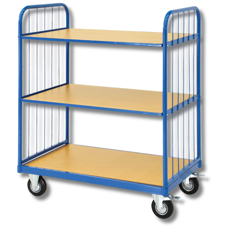 3 Tier Convertible Cage Trolley-Hammerox Industrial