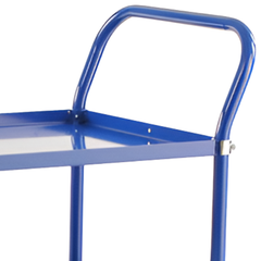 3 Tier Multi Shelf Trolley - Blue-Hammerox Industrial